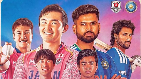 Japanese cricket team and Indian cricket team