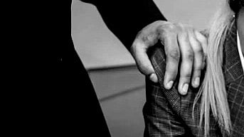 Improper touch by a man