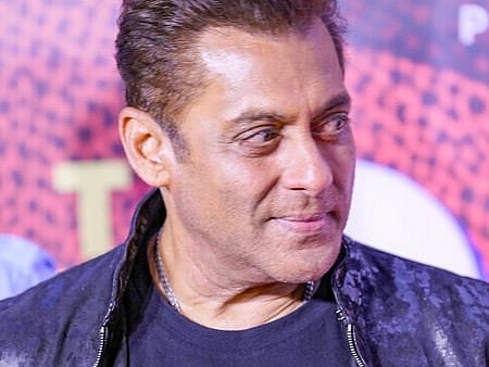 Image of Bigg Boss host Salman Khan attending a event.