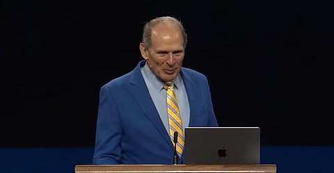 In the image author William Federer is shown