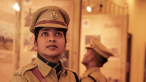 In the image Bushra Bano is shown