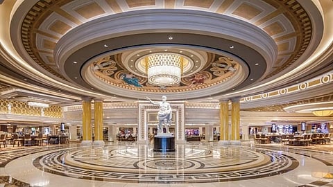 Caesars Palace hotel exterior on the Las Vegas Strip