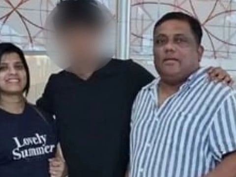 Image of Alwin Prakash Kunder who murdered in Sharjah. His wife and son have been reported out of reach since he went missing in July 2026.