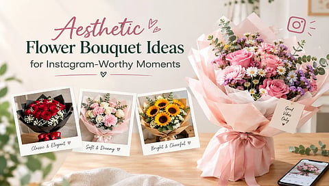 aesthetic flower bouquet ideas Instagram photos