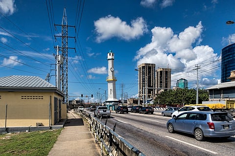 Trinidad and Tobago’s capital, Port of Spain, with its historic lighthouse. 