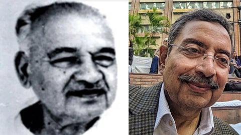 Left image is of Politician Chandulal Chandrakar  and right image is of journalist Vinod Dua 