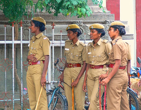 A group of police officers 