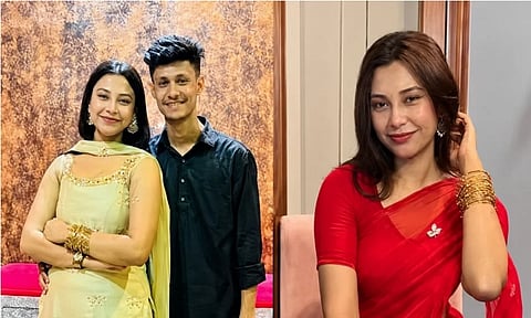 22-year-old
Guwahati University student Nimisha Thakuria with her boyfriend