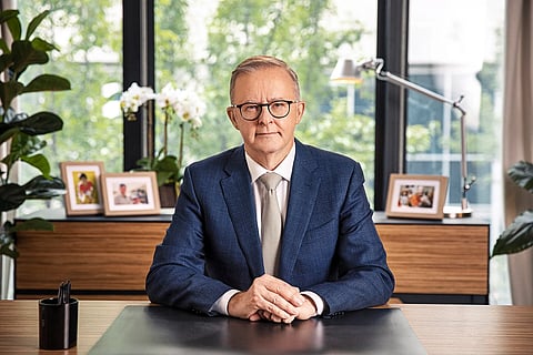 Official portrait of Australian Prime Minister Anthony Albanese