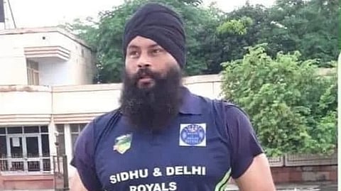 In the image Anti Drug Activist Parvinder Singh Jhota is shown