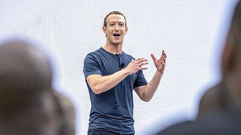 Photo of Meta CEO Mark Zuckerberg, representing the company's new AI image generation feature