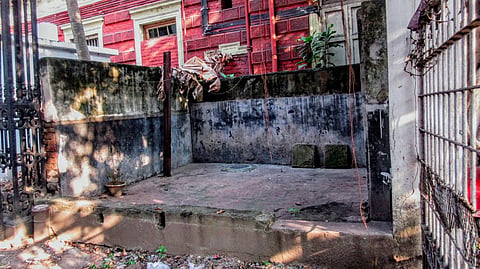 The Black Hole of Calcutta was a small prison/dungeon in Fort William in Calcutta, India, where troops of Siraj ud-Daulah, the Nawab of Bengal, held British prisoners of war after the Bengali army captured the fort on 20 June 1756. The at present site of the Black Hole Tragedy of Calcutta (Kolkata) is located in the premises of the GPO (General Post Office), Kolkata. Address: NS Rd, Fairley Place, BBD Bagh, Kolkata, West Bengal 700001.