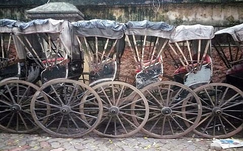 Hand Pulled Rickshaw and Trams: Old modes of public transport in Kolkata are keeping the Heritage alive