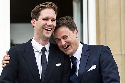 White House Photo Caption omits Husband of Luxembourg’s gay PM Gauthier Destenay