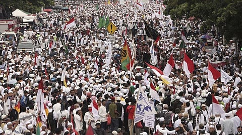 Hard-line Muslim Protest Against Christian Jakarta Governor Basuki Tjahaja Purnama Ends in Violence