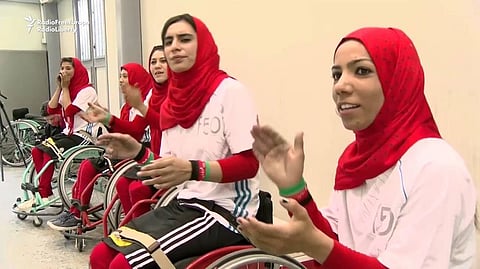 Female Athletes take part in Three-Day Wheelchair Basketball League in Afghan capital Kabul