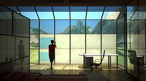 Smart windows can change the opacity