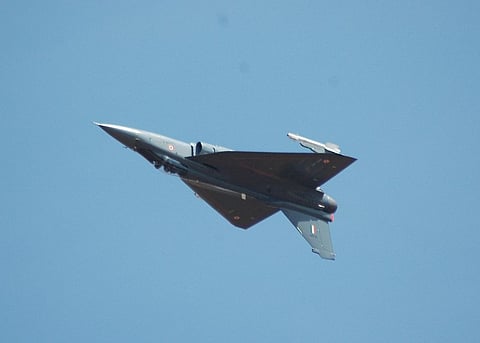 Hal’s Tejas flies for first time in Bahrain Air Show