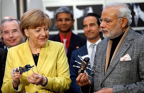 Merkel visit: 18 MoUs inked, India to fast track system for German firms