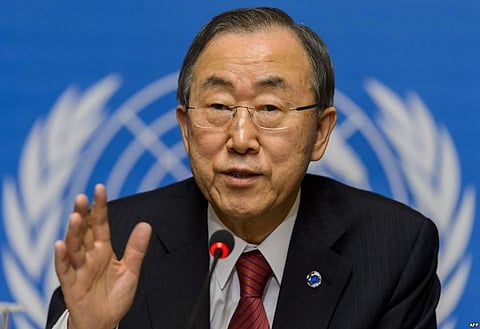 Ban Ki-moon urges India, Pakistan to continue peaceful talks