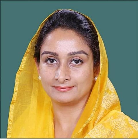 International Yoga Day: Union Minister Harsimrat Badal performs Yoga in Punjab