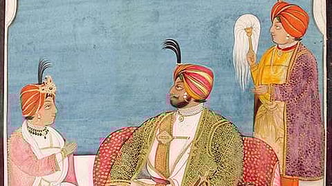 मध्य प्रदेश के राजा शंकर शाह और उनके पुत्र कुँवर रघुनाथ शाह(Raghunath Shah) को अंग्रेजों ने पकड़ लिया था। (सांकेतिक चित्र: Picryl) 