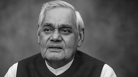 अटल जी की कविताओं में अक्सर टूटे दिल का मर्म मिल जाता है [SORA AI]