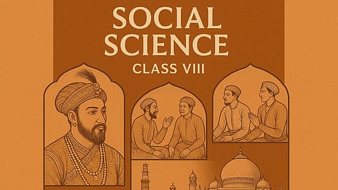 नई किताबें अब "धार्मिक सहिष्णुता", "प्रशासनिक संरचनाएं", "कला-संस्कृति" और "राजनीतिक उपलब्धियों" पर अधिक ज़ोर देती हैं।    (Sora AI)


