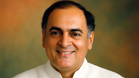 राजीव गांधी को भारत के सबसे युवा प्रधानमंत्री के रूप में जाना जाता है। [SORA AI]