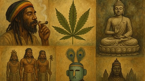 गांजा, मोर