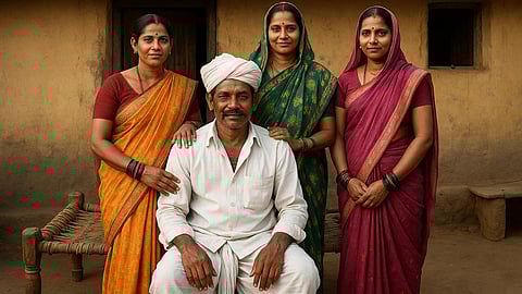 महाराष्ट्र (Maharashtra) का एक आदमी जिसकी 3 बीवियां हैं
