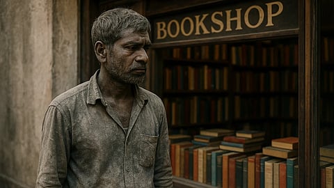 दिहाड़ी मज़दूर की तसवीर
