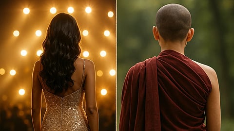 बॉलीवुड की ग्लैमरस जिंदगी को छोड़ एक बौद्ध भिक्षु (Buddhist Monk) बनने का रास्ता [Sora Ai]