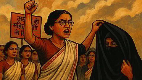 असम की चंद्रप्रभा सैकियानी की जिन्होंने असम में प्रचलित पर्दा प्रथा का पुरजोर विरोध किया [Sora Ai]