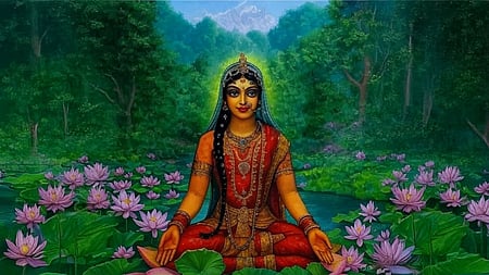 राधा रानी की हाथ से बनी पेंटिंग नजर आ रही है। ‌