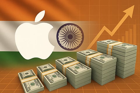 एप्पल की भारत में बिक्री रिकॉर्ड