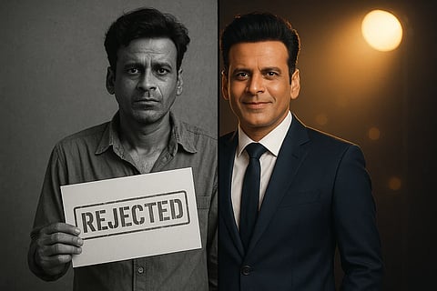 मनोज बाजपेयी (Manoj Bajpayee) का सपना बचपन से ही अभिनेता बनने का था। [Sora Ai]
