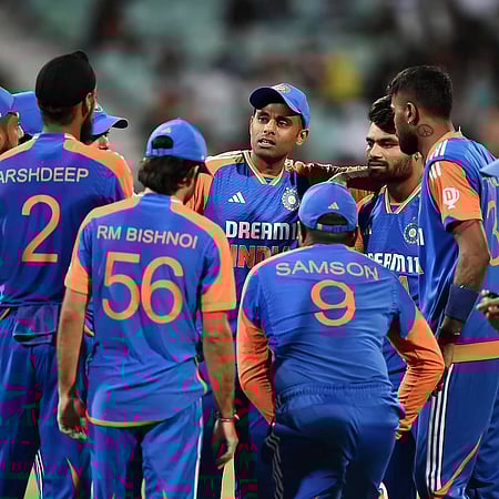 क्रिकेट के मैदान में भारत प्लेयर्स