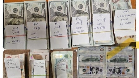 इस चित्र में विदेशी मुद्रा दिखाया गया है। 