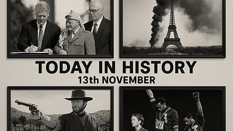 13 नवंबर (History Of 13th November) के दिन से जुड़ी कुछ महत्वपूर्ण घटनाओं को चित्रों के माध्यम से दिखाया गया है