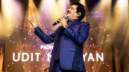 गायक उदित नारायण की तस्वीर|