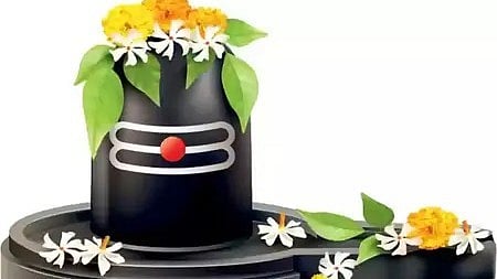 शिवलिंग का चित्र, प्रदोष व्रत और पूजा के संदर्भ में|