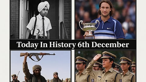 6 दिसंबर (History Of 6th December) के दिन से जुड़ी कुछ महत्वपूर्ण घटनाओं को चित्रों के माध्यम से दिखाया गया है