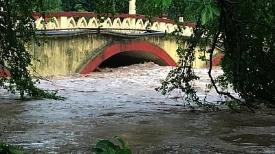 मुंबई की मीठी नदी का दृश्यघोटाले से जुड़ा मामला सामने आया।