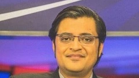 इस इमेज में अर्नब गोस्वामी को देखा जा सकता है। 