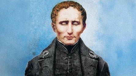 लुई ब्रेल का चित्र|