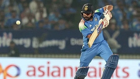  इस तस्वीर में रोहित शर्मा को देखा जा सकता है। 