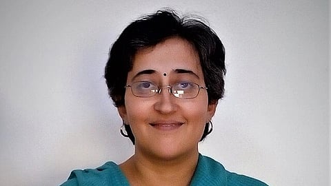 इस इमेज में आतिशी मारलेना को देखा जा सकता है। 