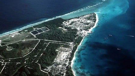 इस तस्वीर में चागोस द्वीप को देख सकते हैं। 