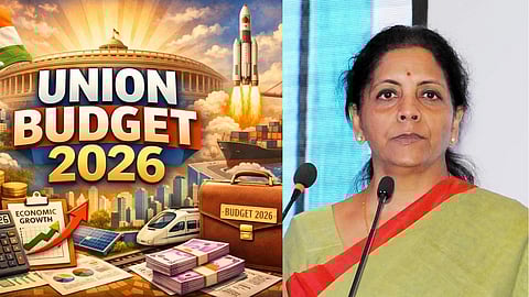 तस्वीर में निर्मला सीतारमण को देख सकते हैं। 